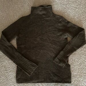 Madewell Dark Brown Turtleneck Sweater